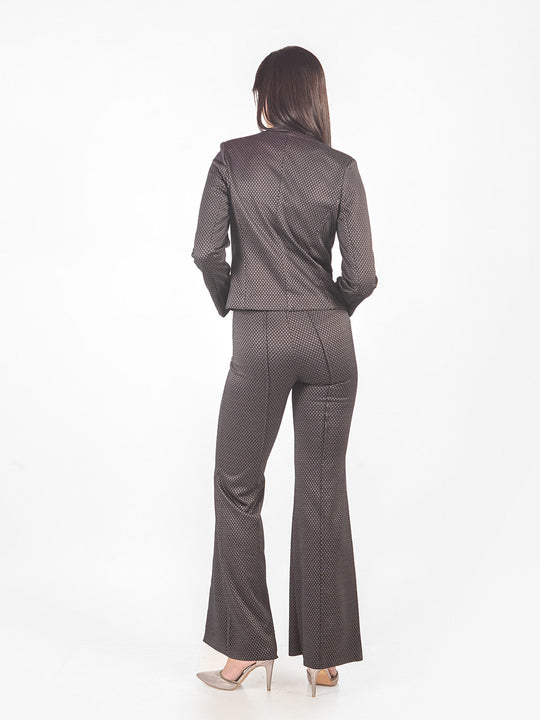 Pantalón sastre flare pespuntado