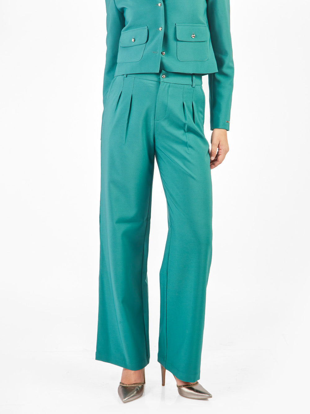 Pantalón sastre recto pinzas