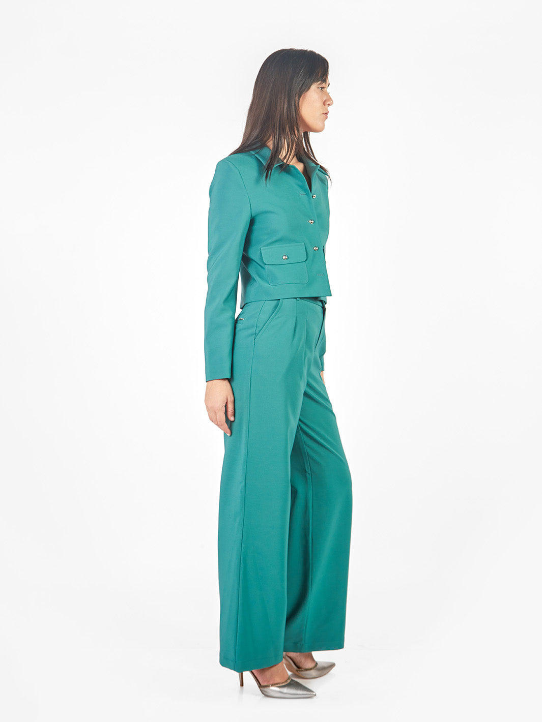 Pantalón sastre recto pinzas