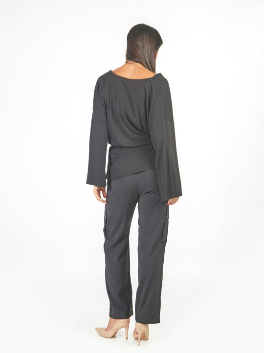Pantalón cargo ajustable