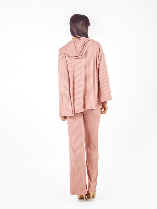 Pantalón recto elasticado