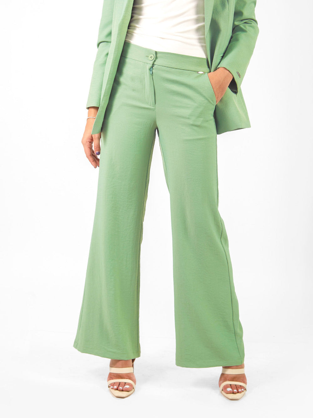 Pantalones Rectos Pt00785Bln