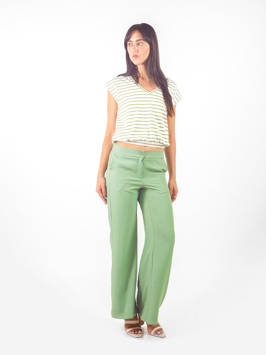 Pantalón sastre recto