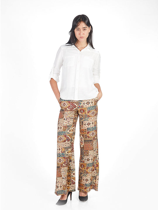 Pantalones Rectos Pt00785Yct