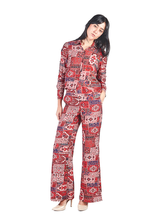 Pantalones Rectos Pt00785Yct