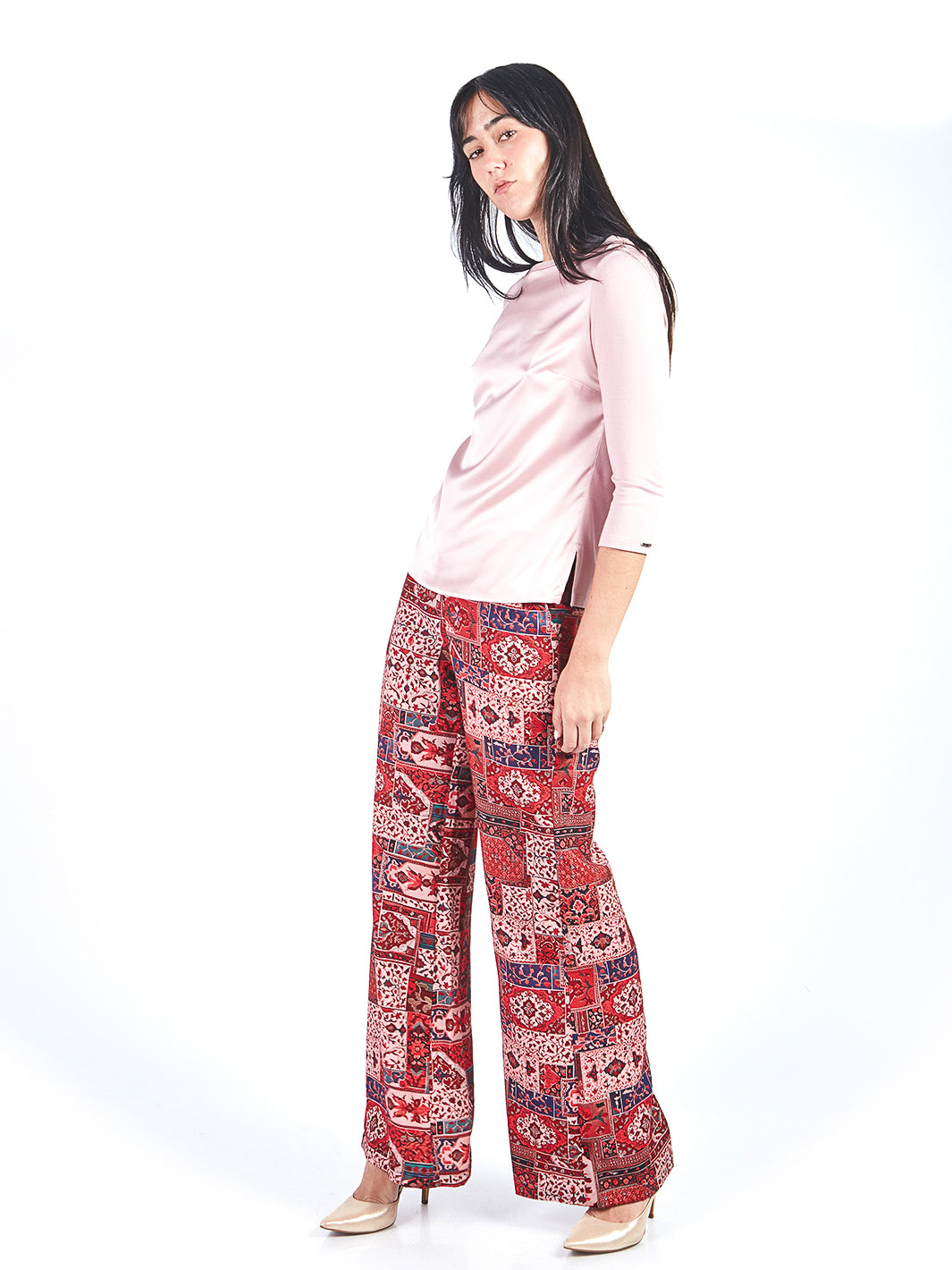 Pantalones Rectos Pt00785Yct