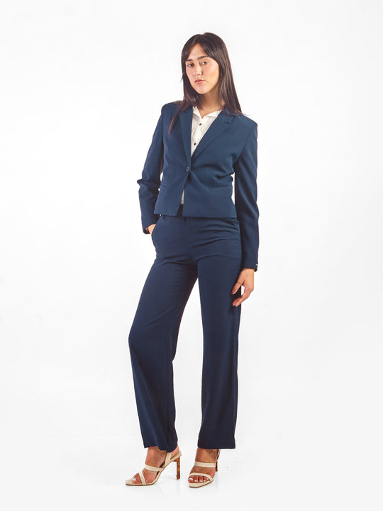 Pantalón sastre recto con bolsillos