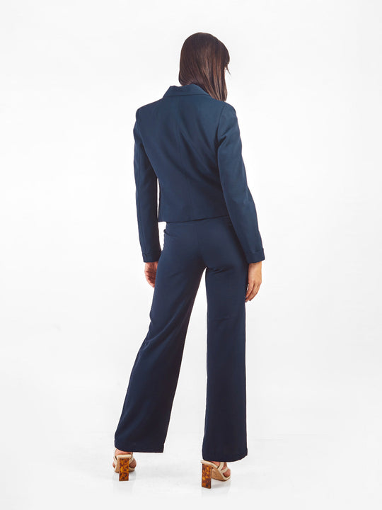 Pantalón sastre recto con bolsillos