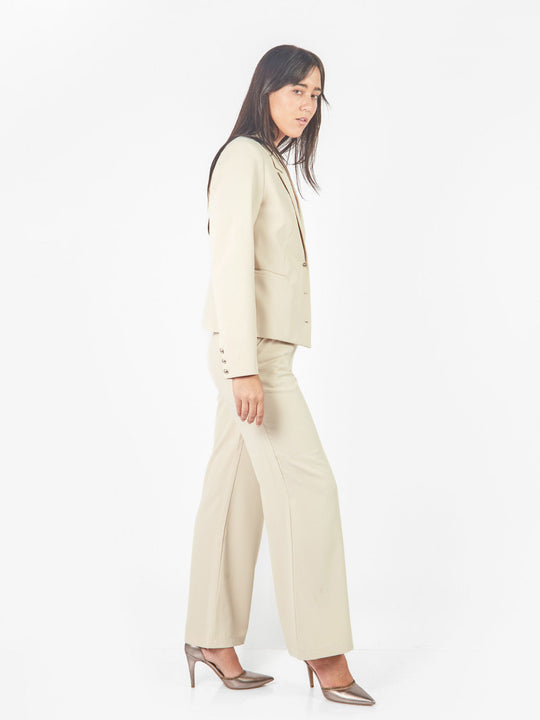 Pantalón sastre recto con bolsillos
