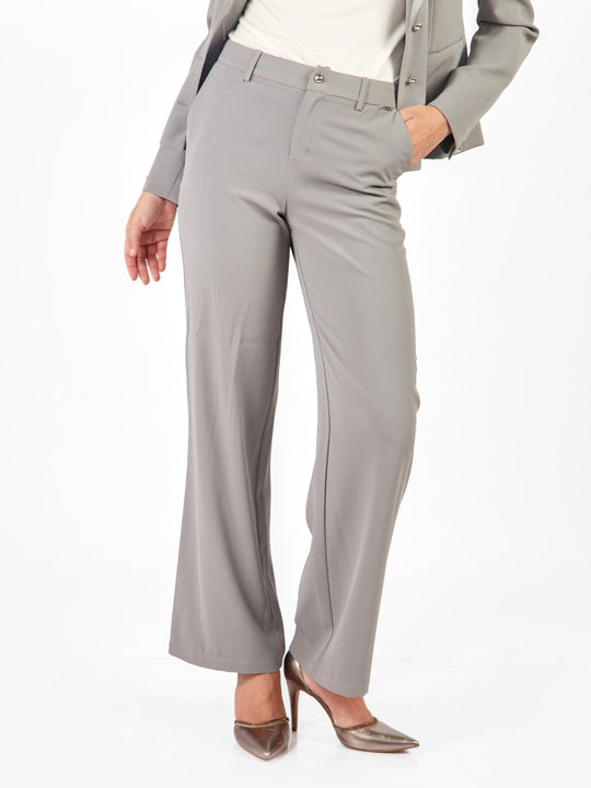 Pantalón sastre recto con bolsillos