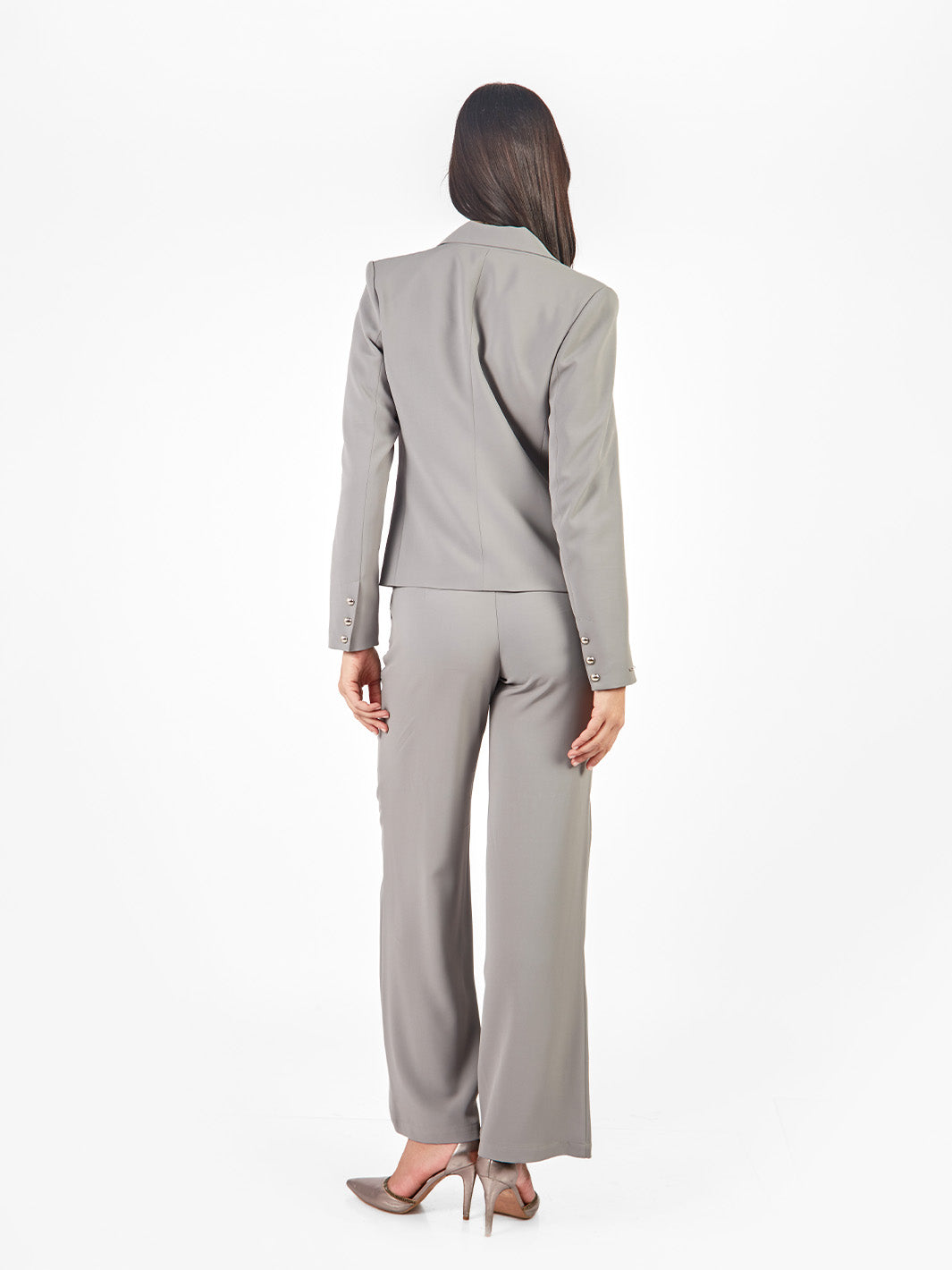 Pantalón sastre recto con bolsillos
