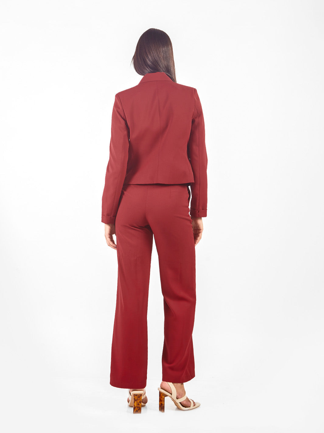 Pantalón sastre recto con bolsillos