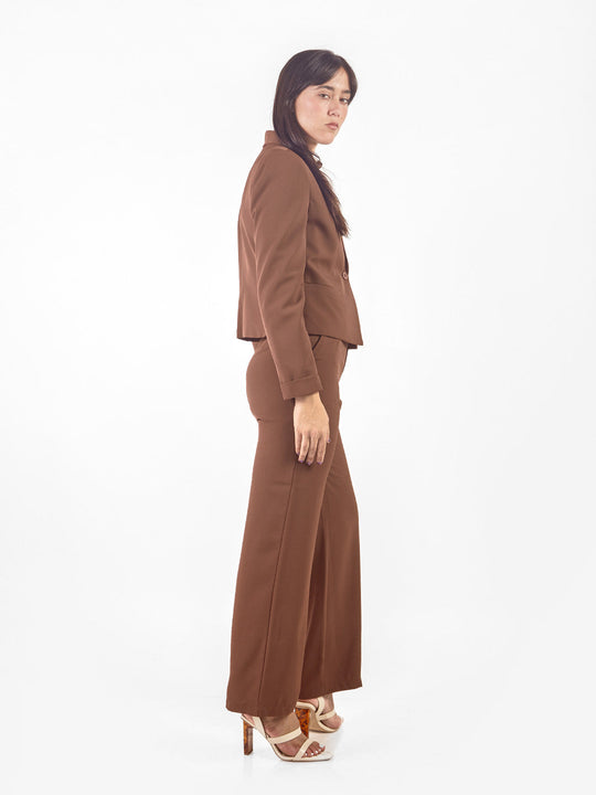 Pantalón sastre recto con bolsillos