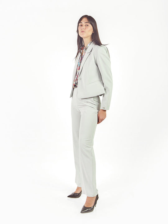 Pantalón sastre recto con bolsillos