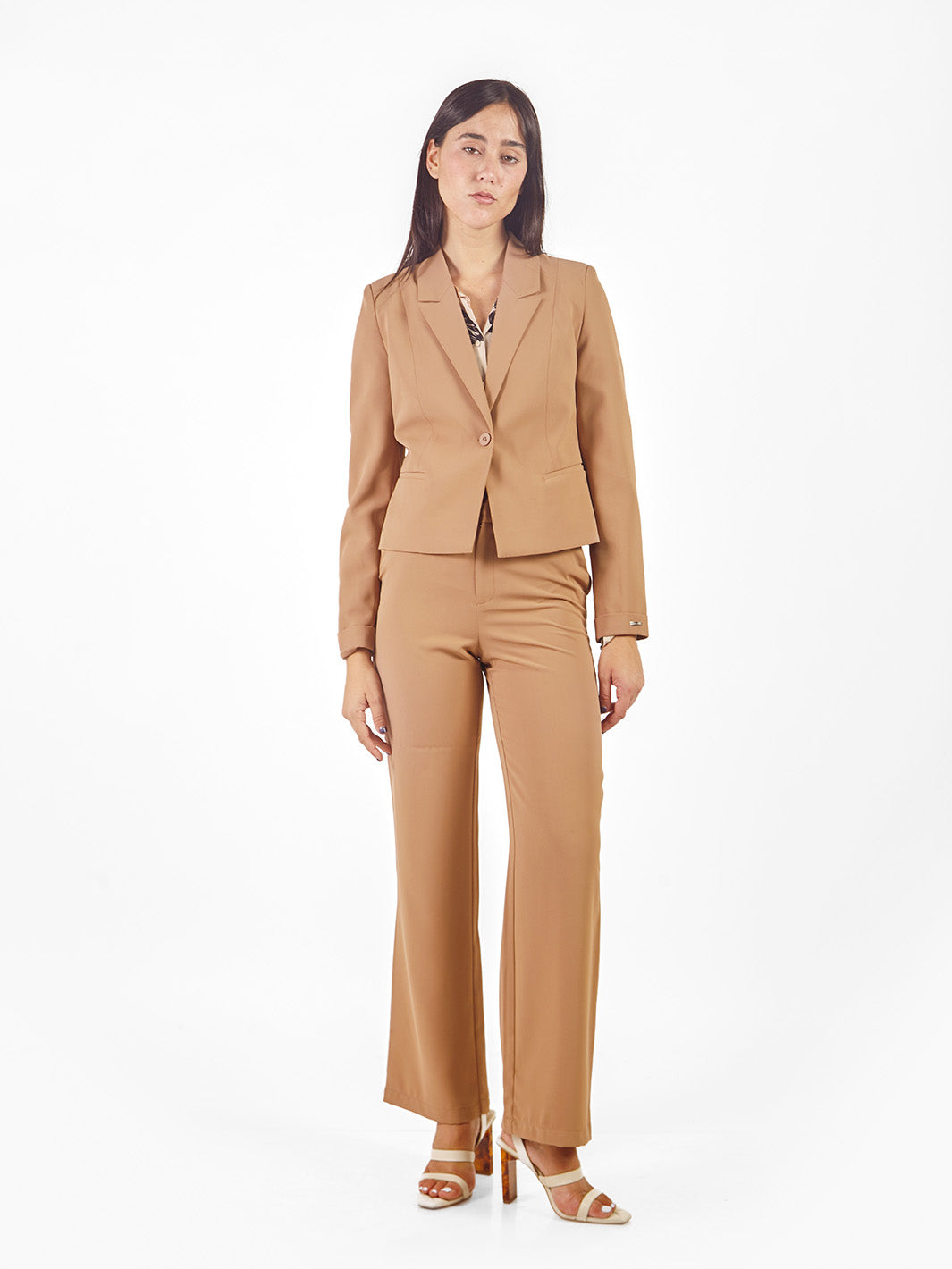 Pantalón sastre recto con bolsillos