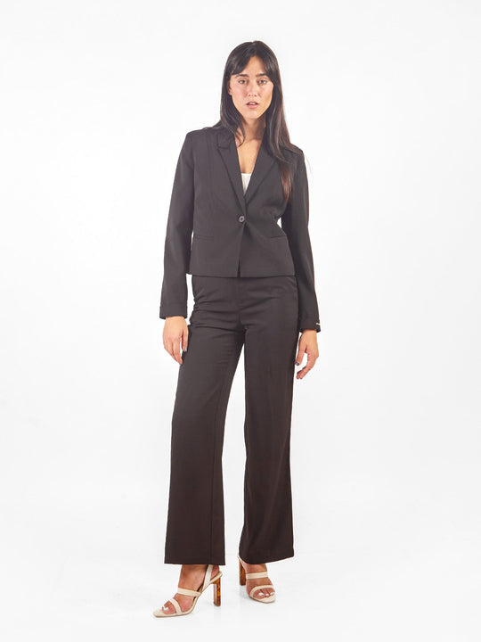 Pantalón sastre recto con bolsillos