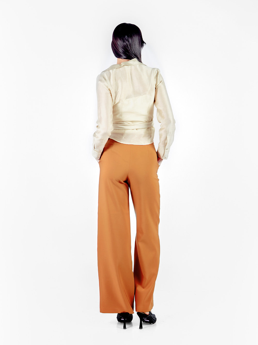 Pantalón sastre recto con bolsillos