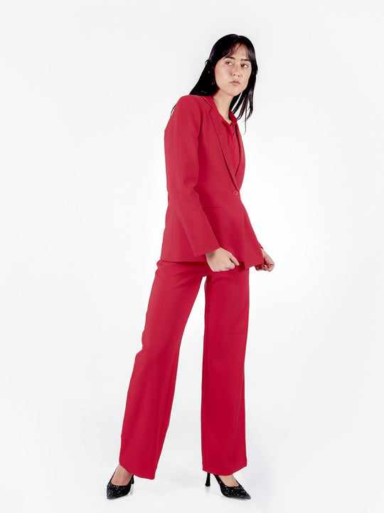 Pantalón sastre recto con bolsillos
