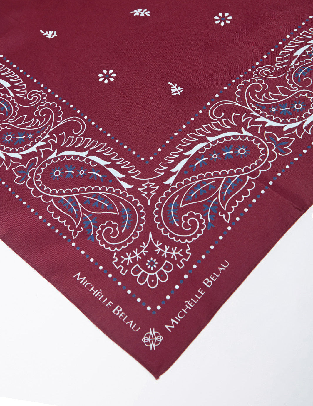 Pañuelo paisley de seda