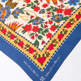 Pañuelo paisley multicolor de seda