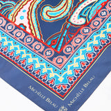 Pañuelo paisley multicolor de seda