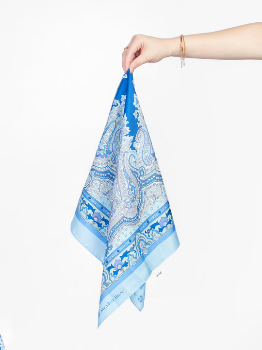 Pañuelo radial estampado orgánico