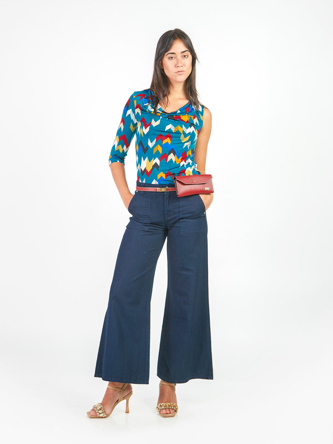 Polos Manga Asimetrica Pl01296Vnh