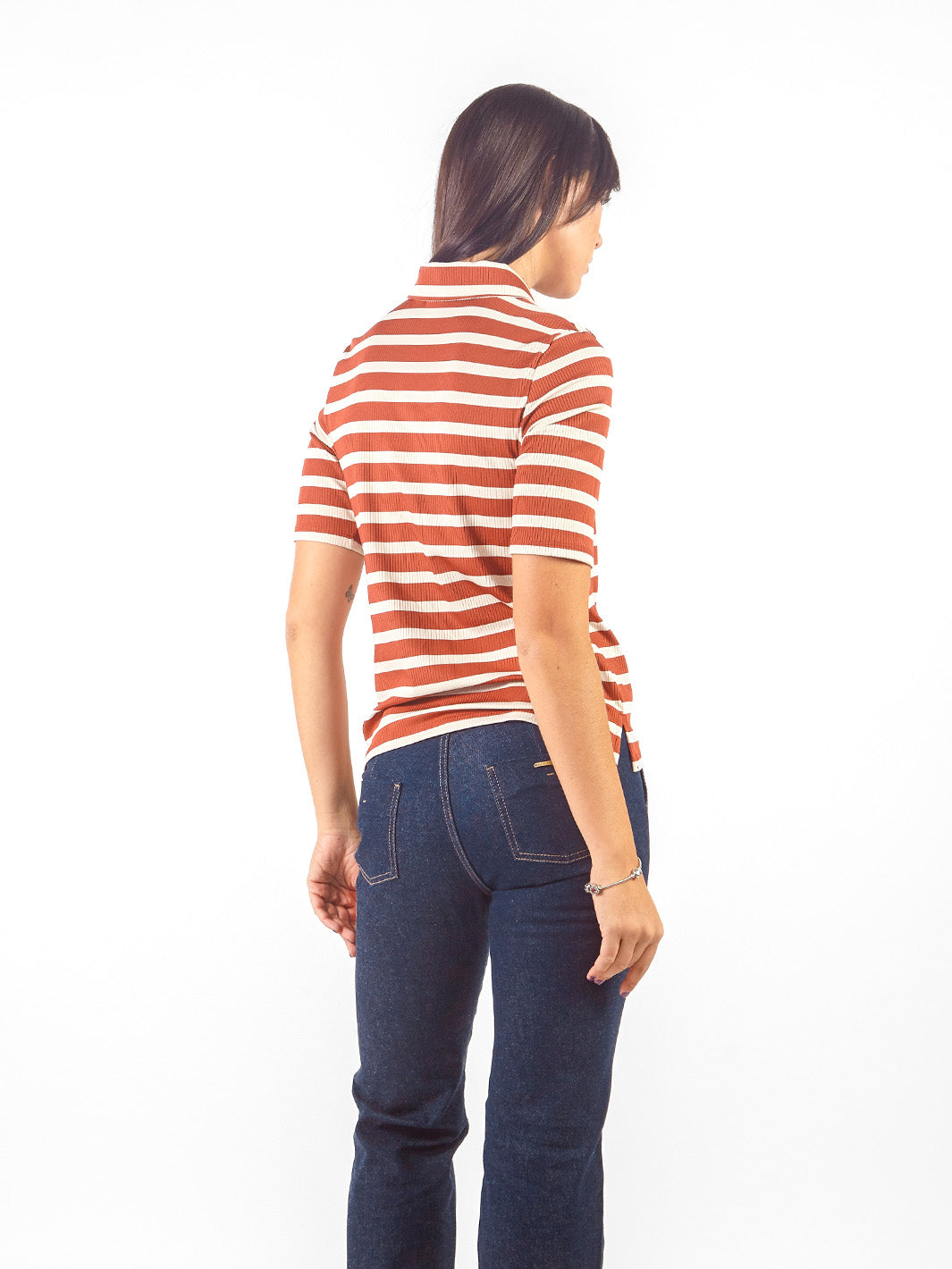 Polo camisero a rayas