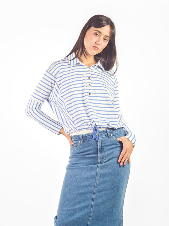 Polo manga rangla cuello Johnny