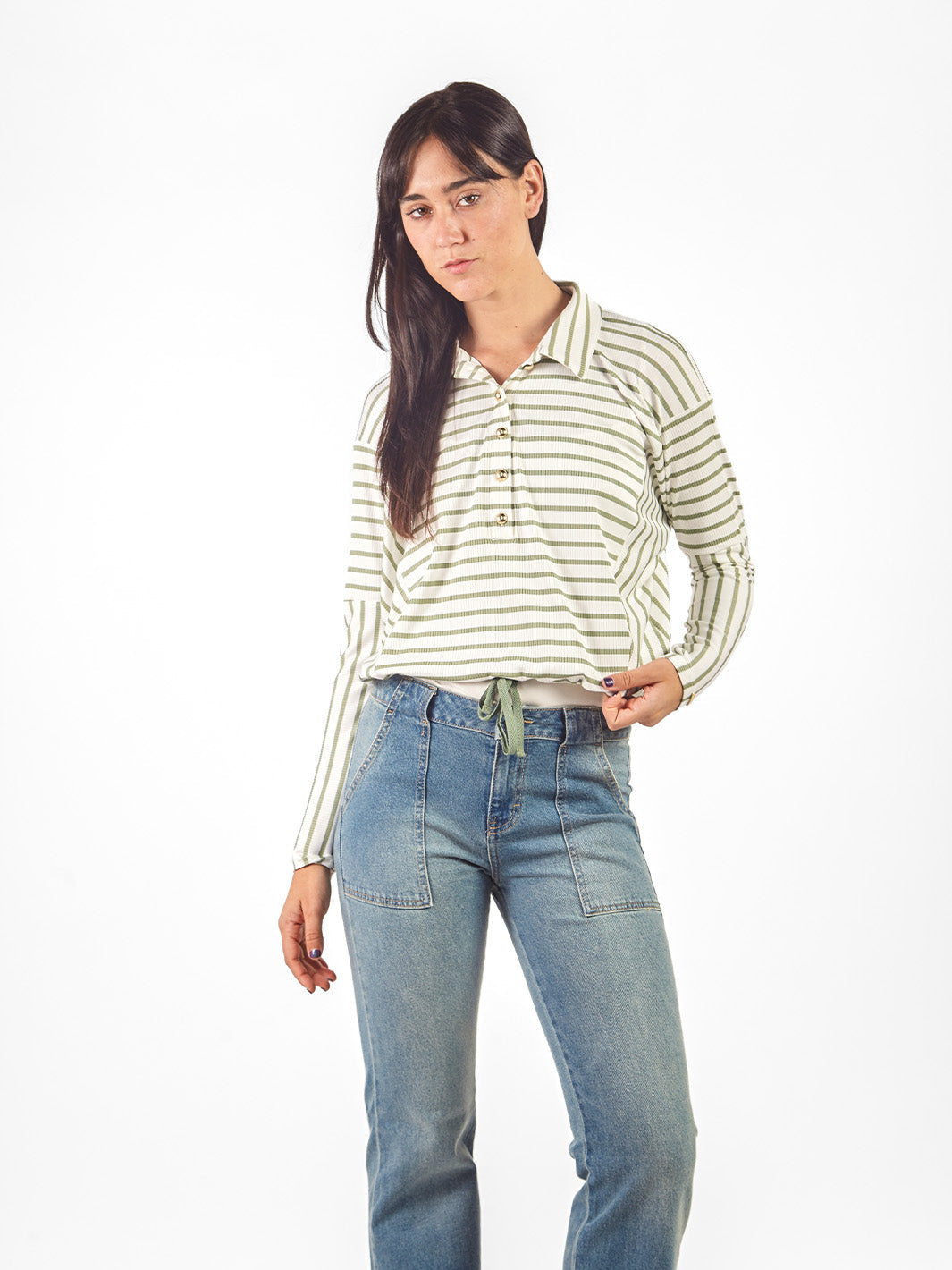 Polo manga rangla cuello Johnny