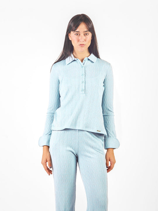 Polo manga larga cuello Johnny