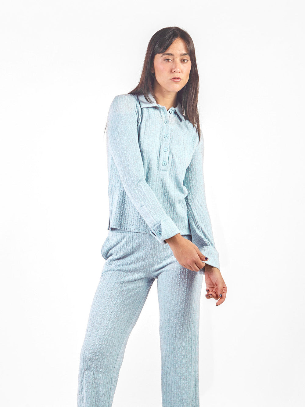 Polo manga larga cuello Johnny