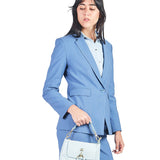 Saco bolsillo ojal con solapa Azul Acero