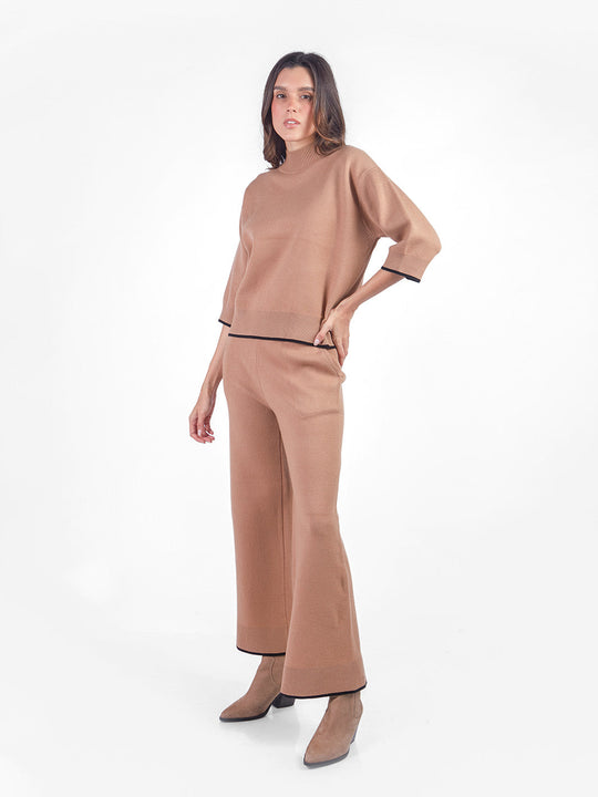 Set chompa y pantalón tacto cashmere