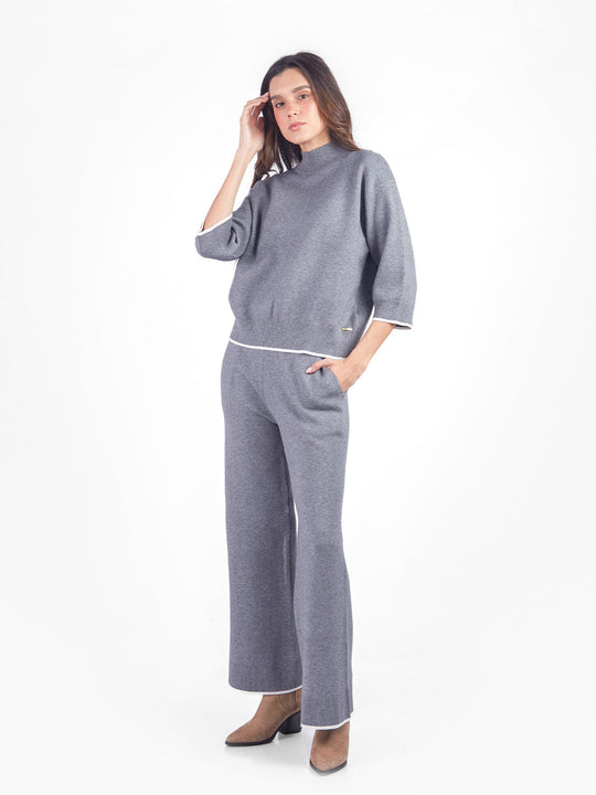 Set chompa y pantalón tacto cashmere