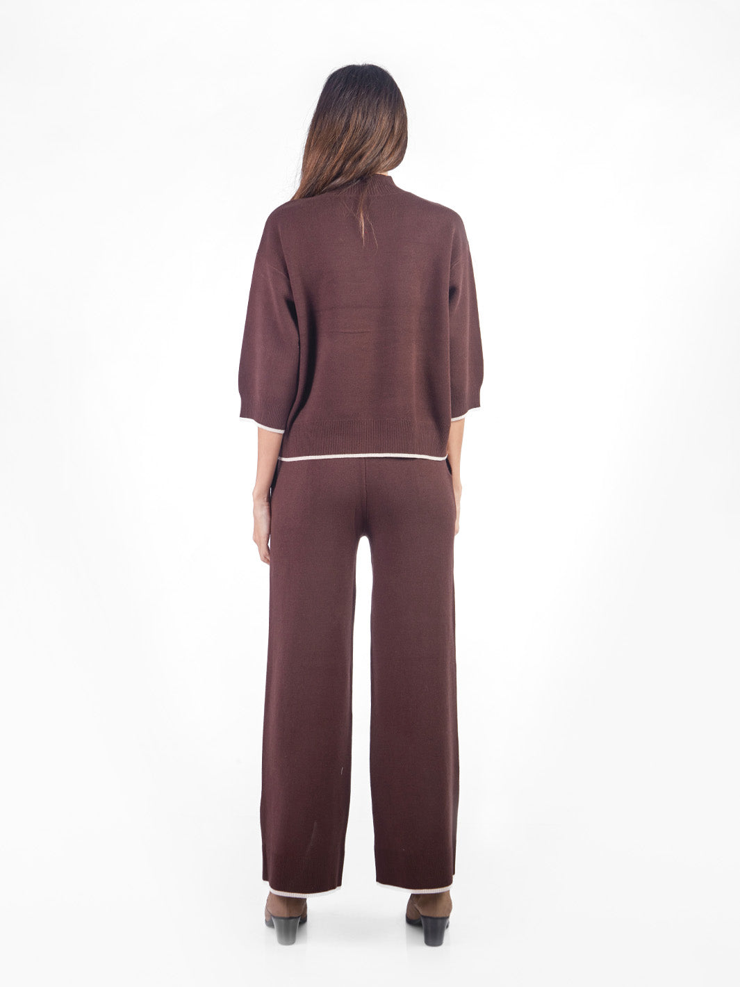 Set chompa y pantalón tacto cashmere