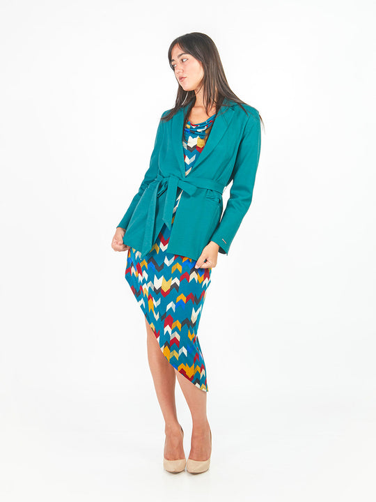 Vestido asimétrico caída de agua