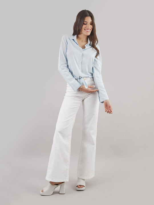 Blusa Jean Manga Larga Jb001778smc