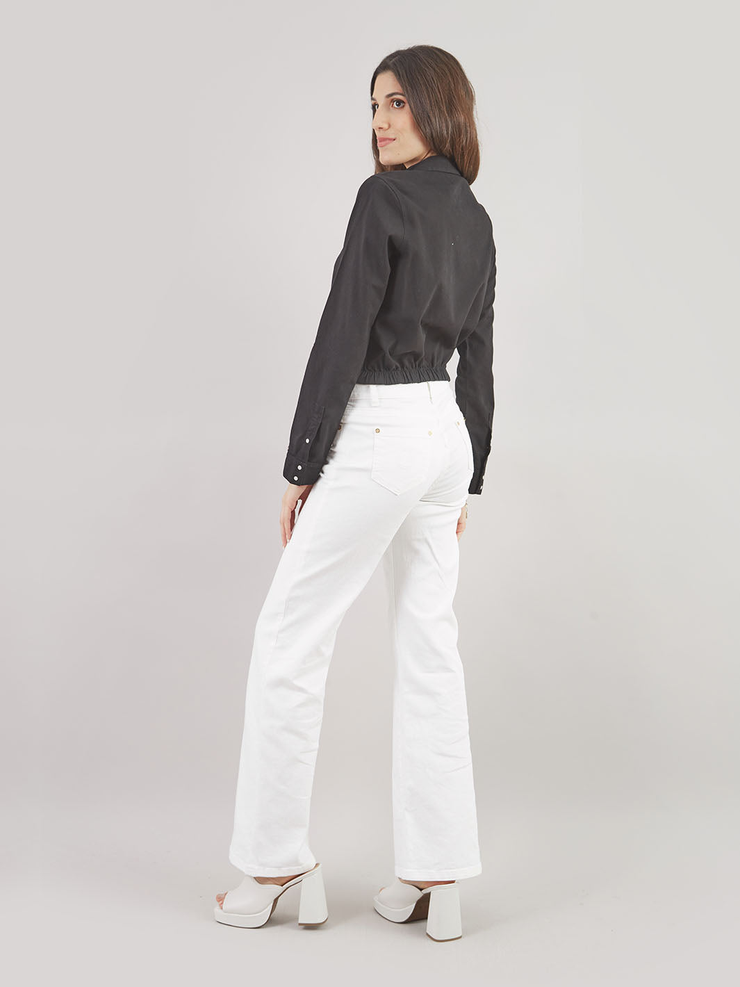 Blusa Jean Manga Larga Jb001778smc