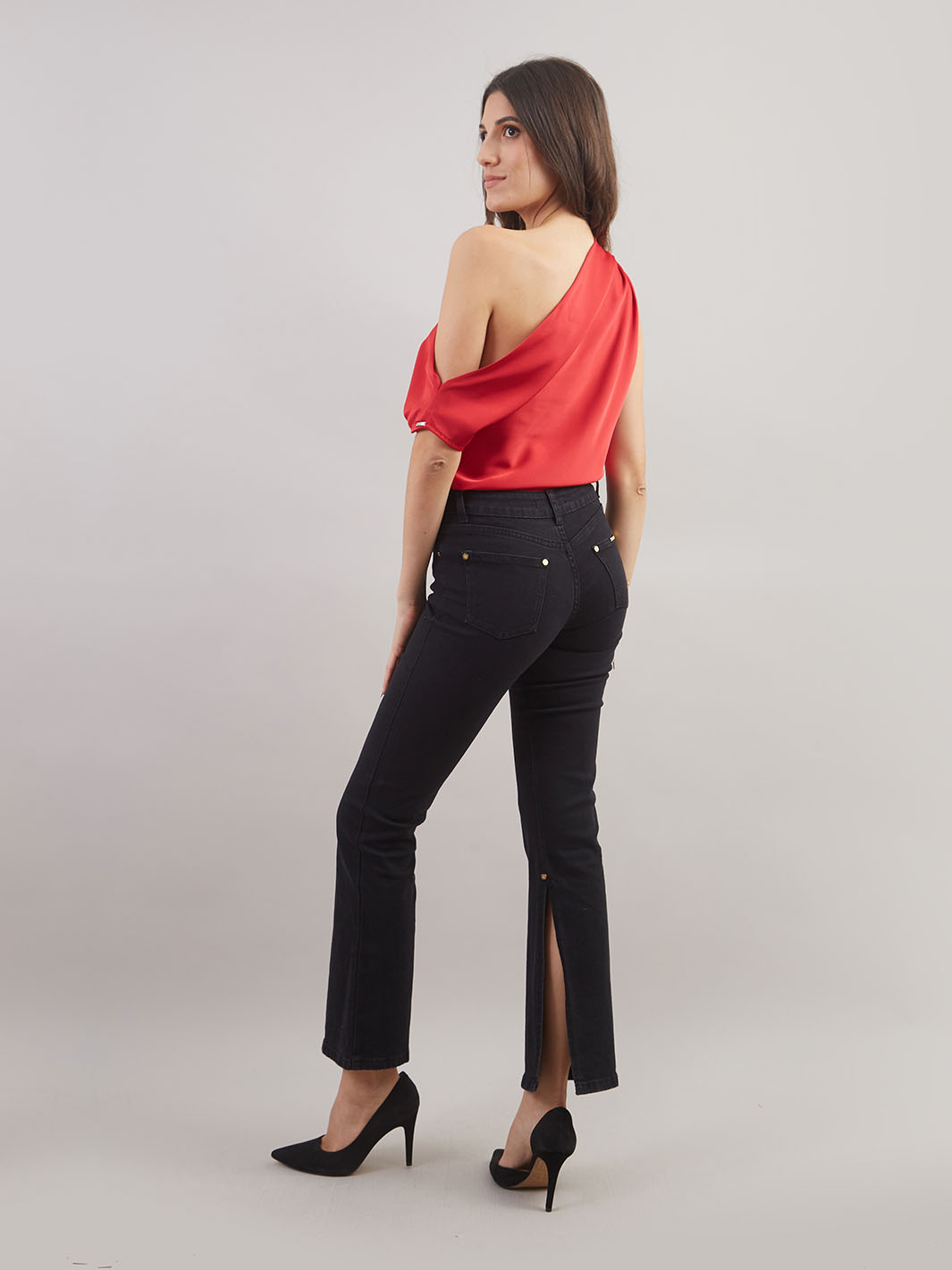 Blusa Manga Asimetrica Bl0129987c