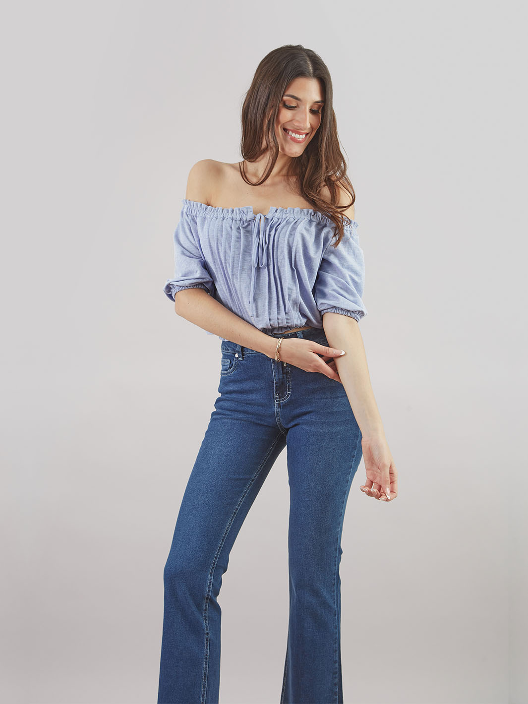 Blusa Off Shoulder Bl01216aoa