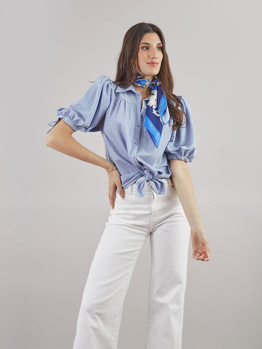 Blusa Manga Al Codo Bl01257aoa