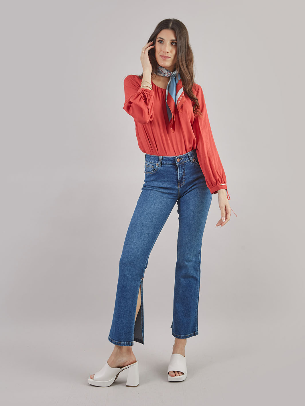 Blusa Manga 7/8 Bl1287cho