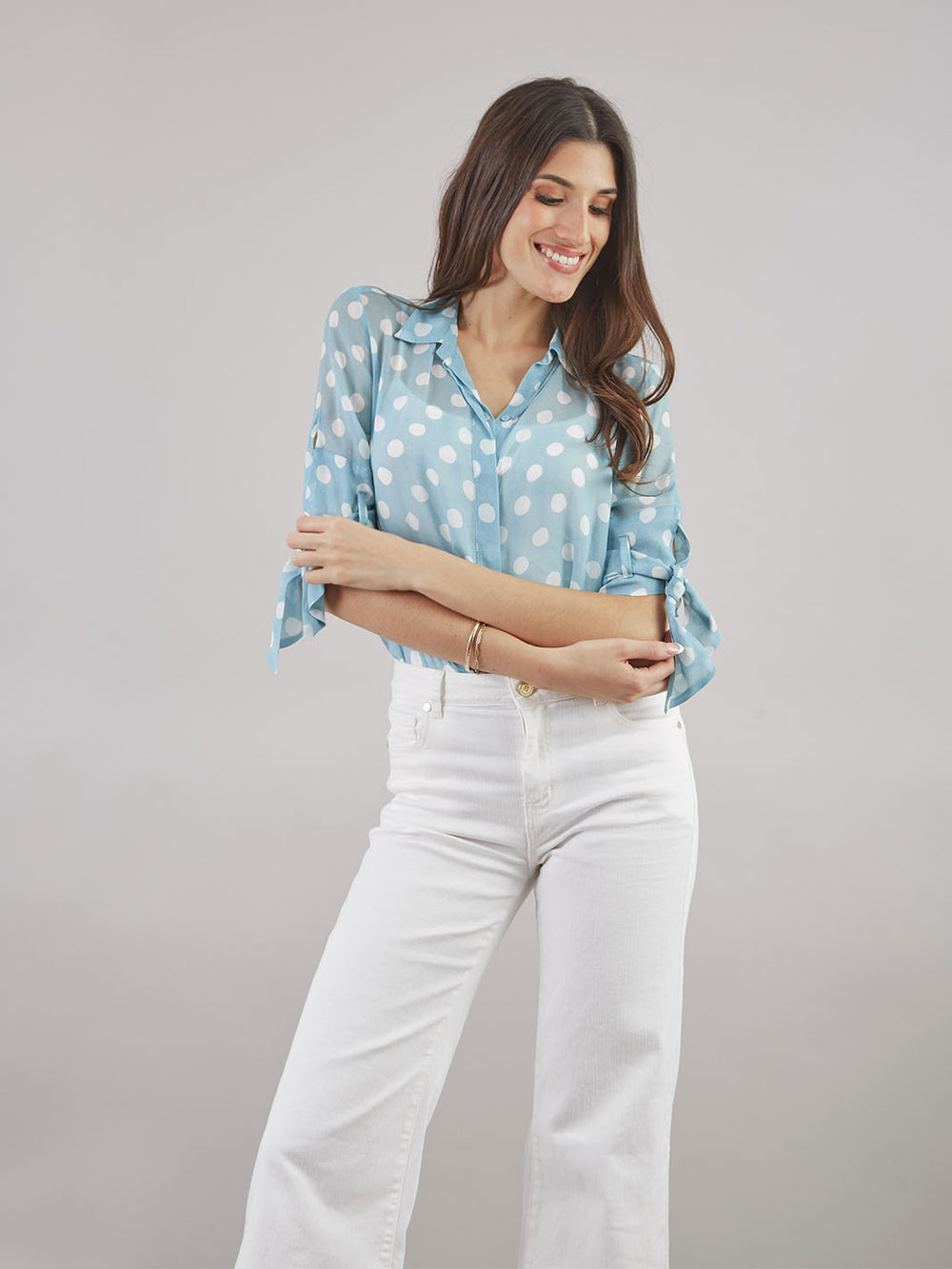 Blusa Manga Al Codo Bl01291vnp