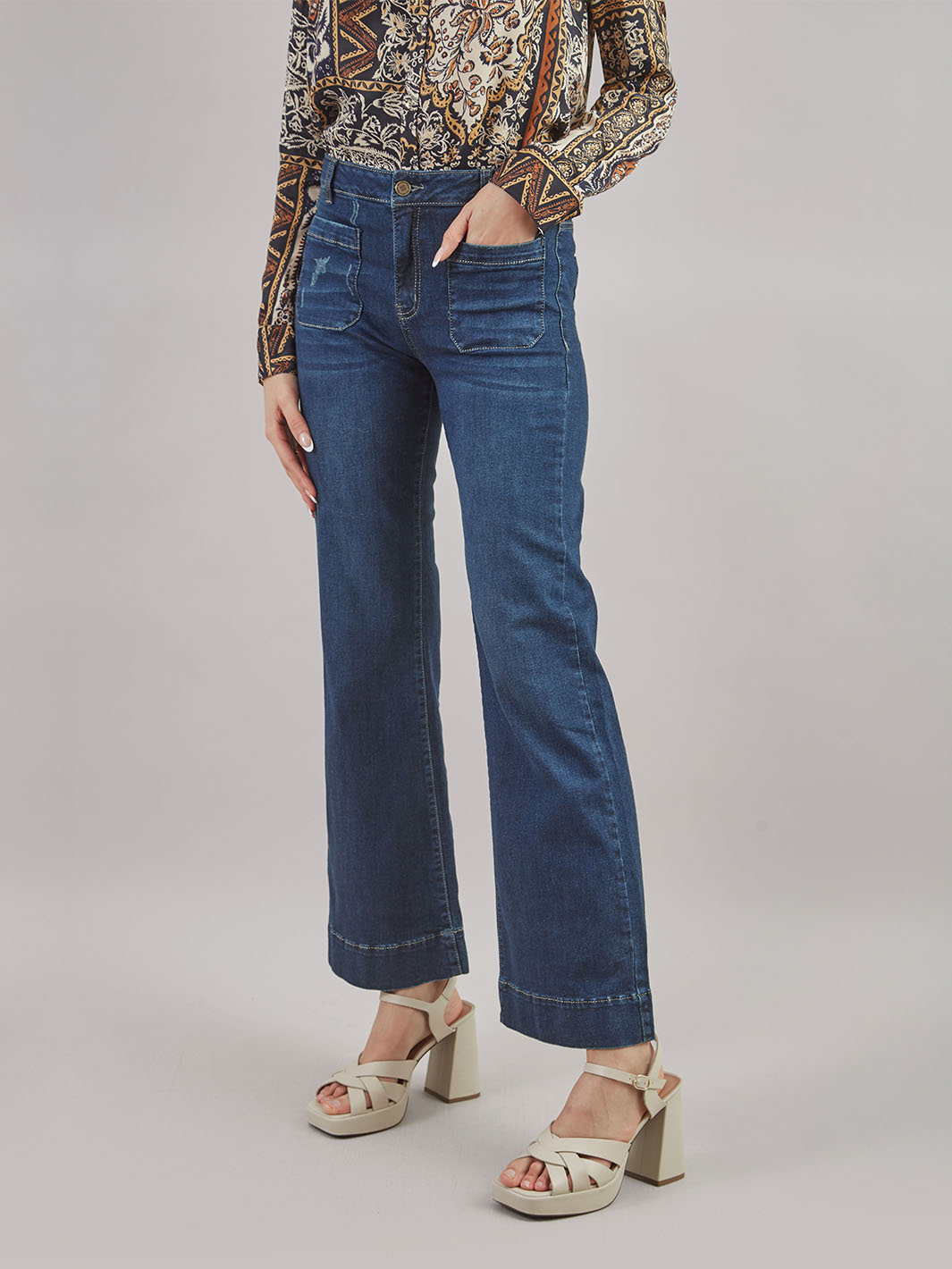 Pantalón Denim Flare Jp00484smc