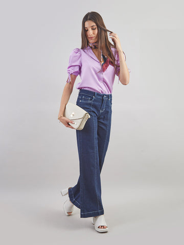 Pantalón Denim Palazo Jp00491tym