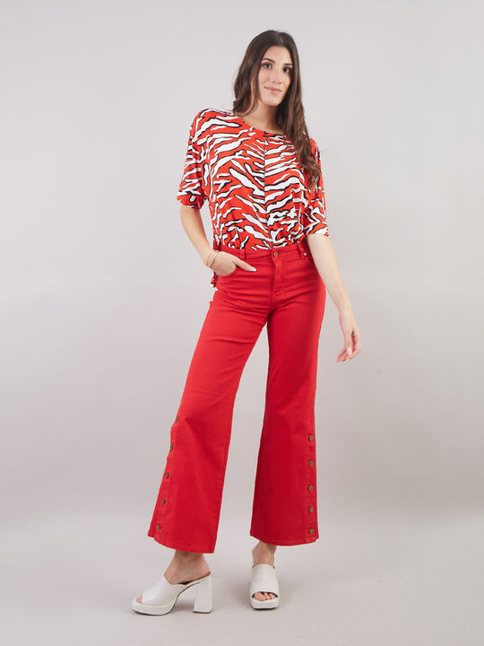Pantalón Denim Palazo Jp00494smc