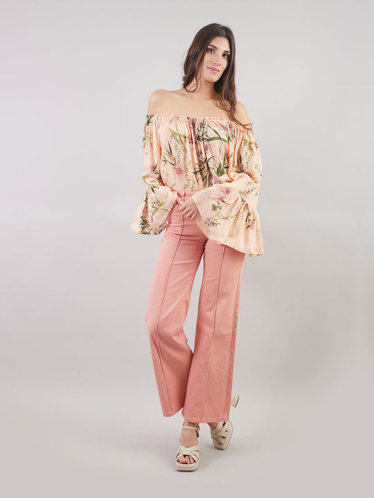 Pantalón Denim Palazo Jp00495smc