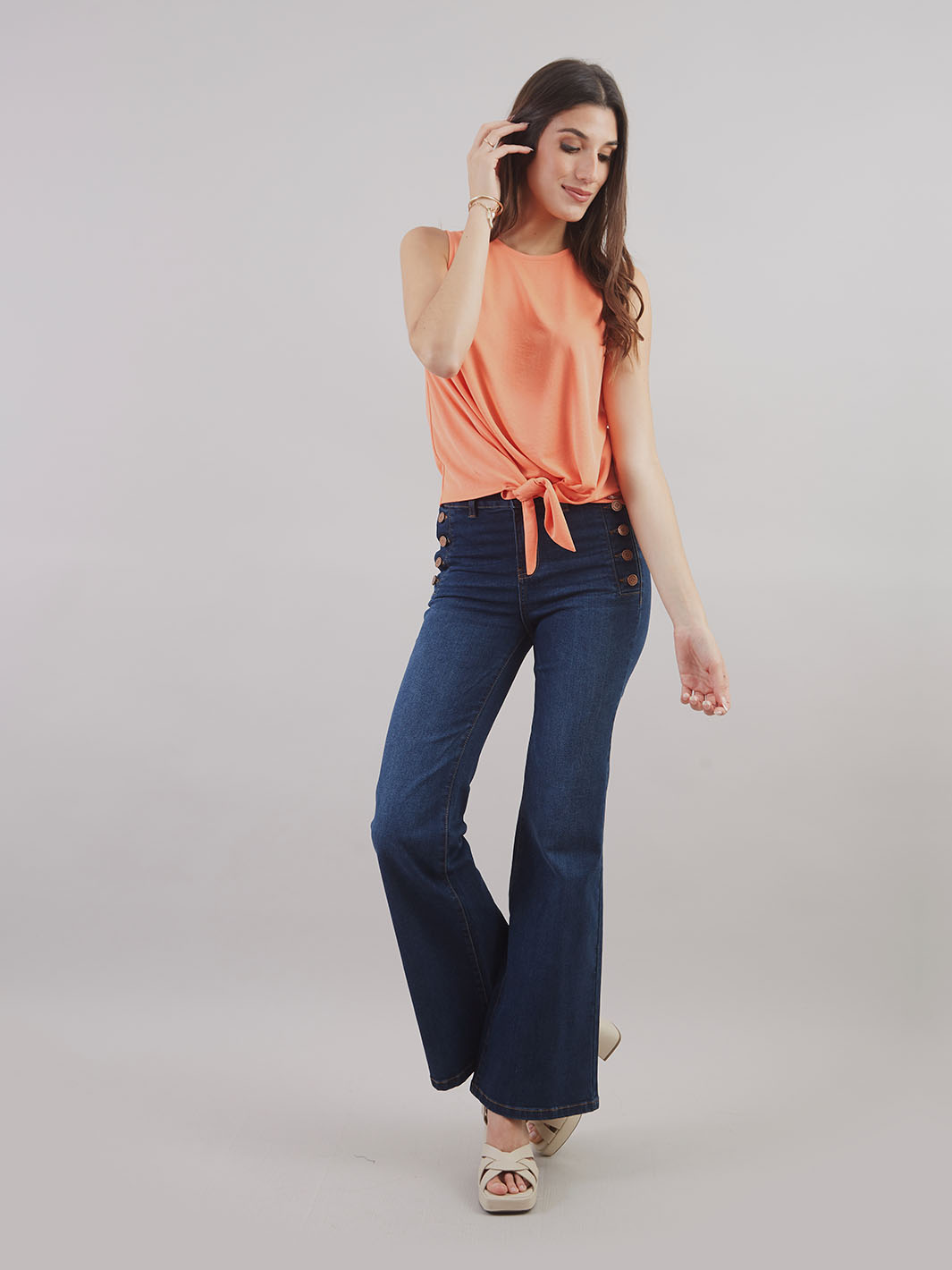 Pantalón Denim Flare Jp00497alr