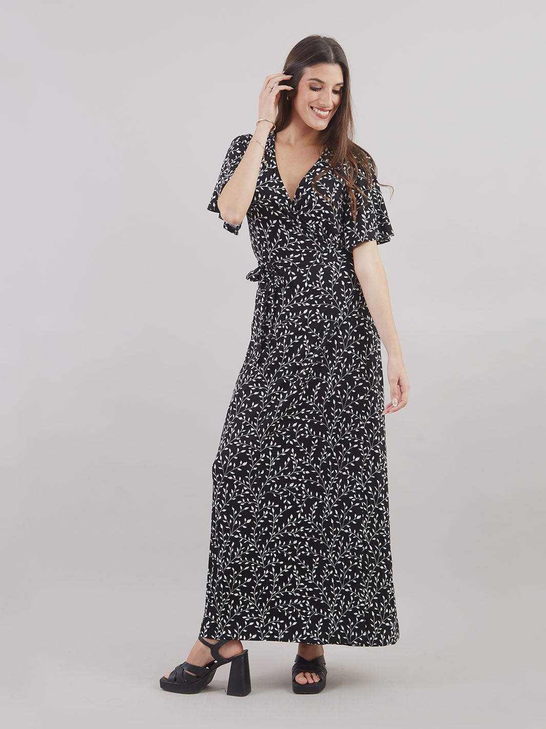 Vestido Largo Envolvente Vd00792117